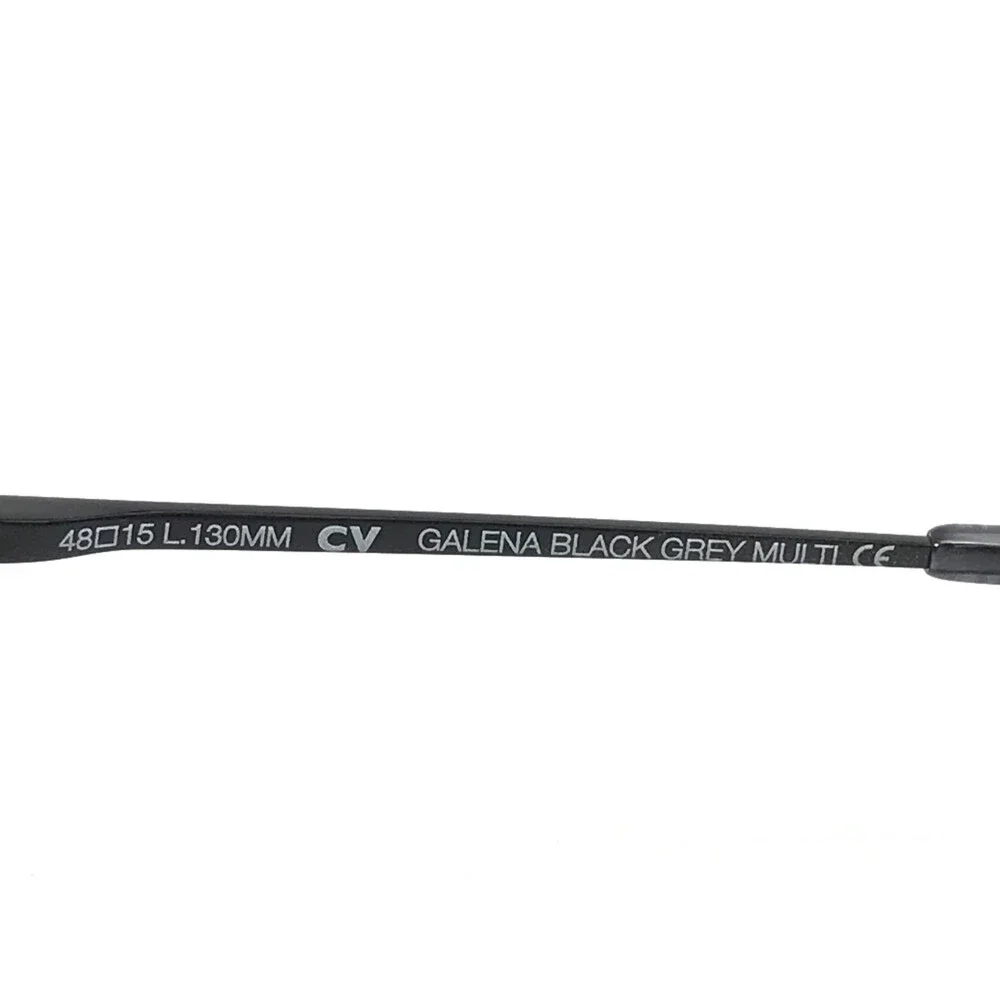 BCBGMAXAZRIA Eyeglasses Frame GALENA BLACK GREY MULTI Cat Eye Full Rim 48-15-130